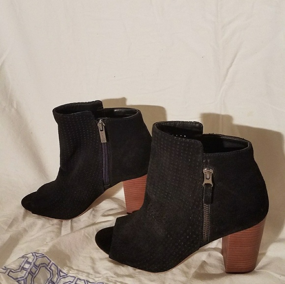 Jessica Simpson Black Open Toe Bootie 9.5 Nwot - Picture 3 of 16